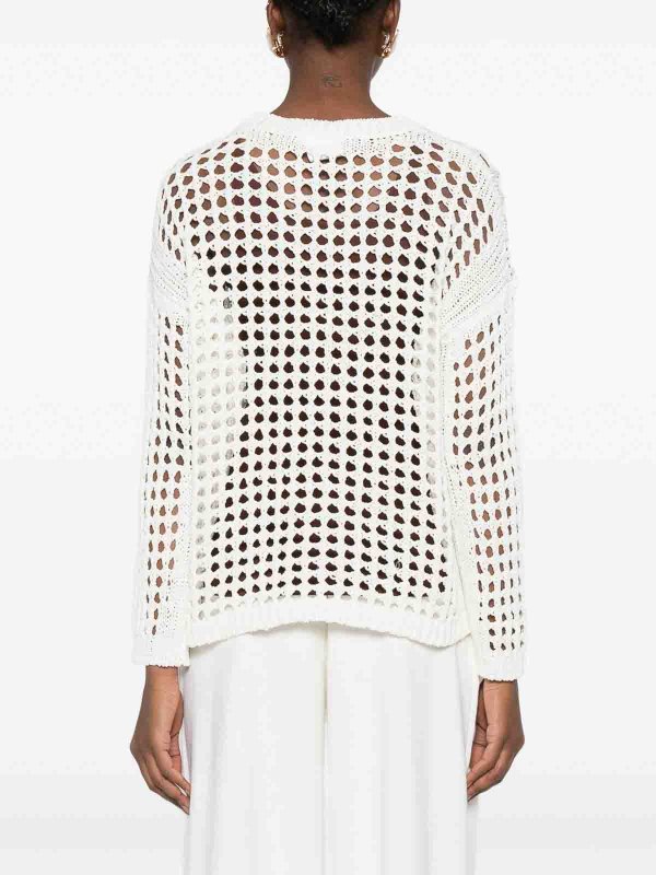 Rundhalspullover - Creme Replica 
online: Max Mara