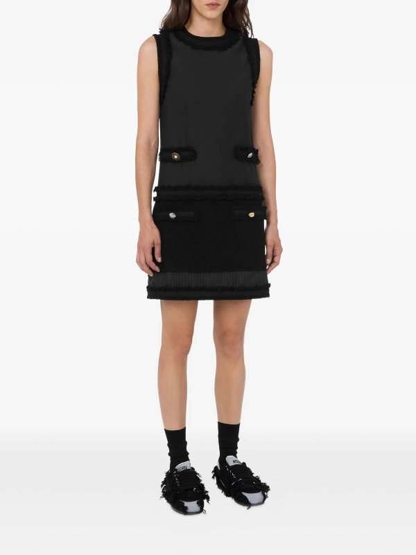 MOSCHINO: knee length dresses online - Boucle Stretch Dress