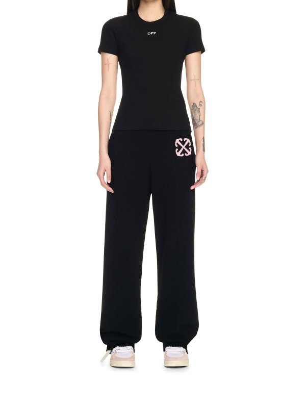 OFF-WHITE: T-shirts online - T-Shirt - Schwarz