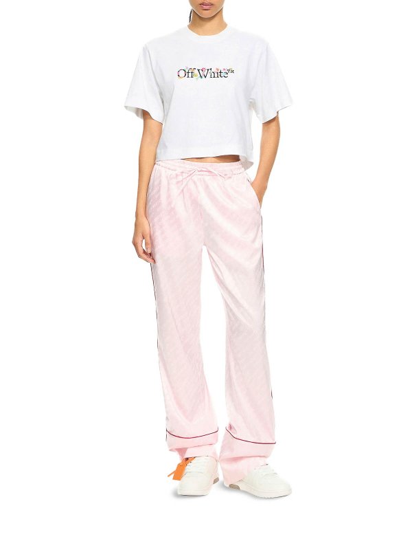 OFF-WHITE: Tシャツ online - Tシャツ - 白