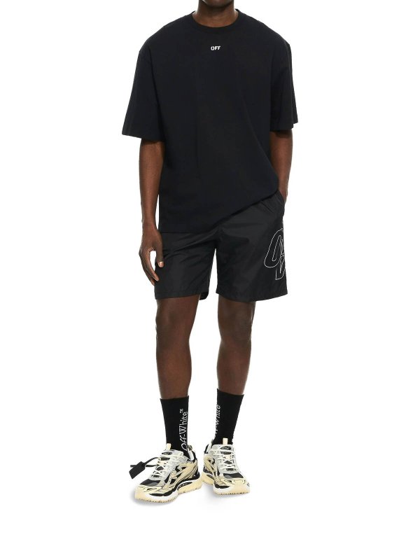OFF-WHITE: T-shirts online - T-Shirt - Noir