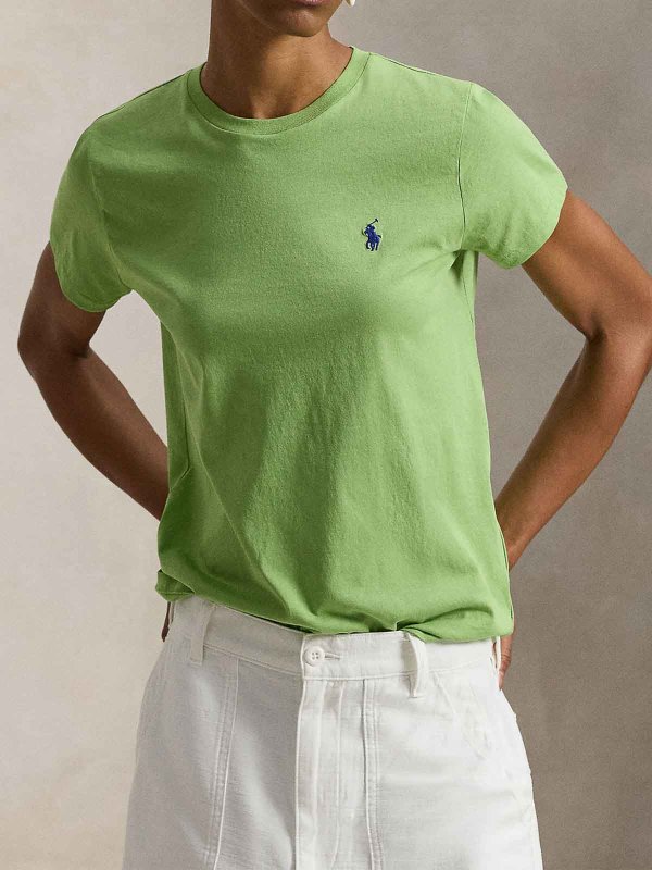 POLO RALPH LAUREN: T-shirts online - T-Shirt - Vert
