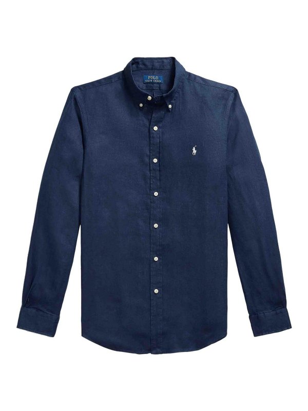 POLO RALPH LAUREN: Chemises - Chemise - Bleu