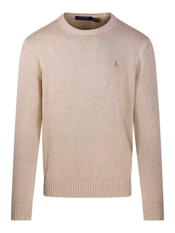 POLO RALPH LAUREN: Pull col rond - Pull Col Rond - Beige