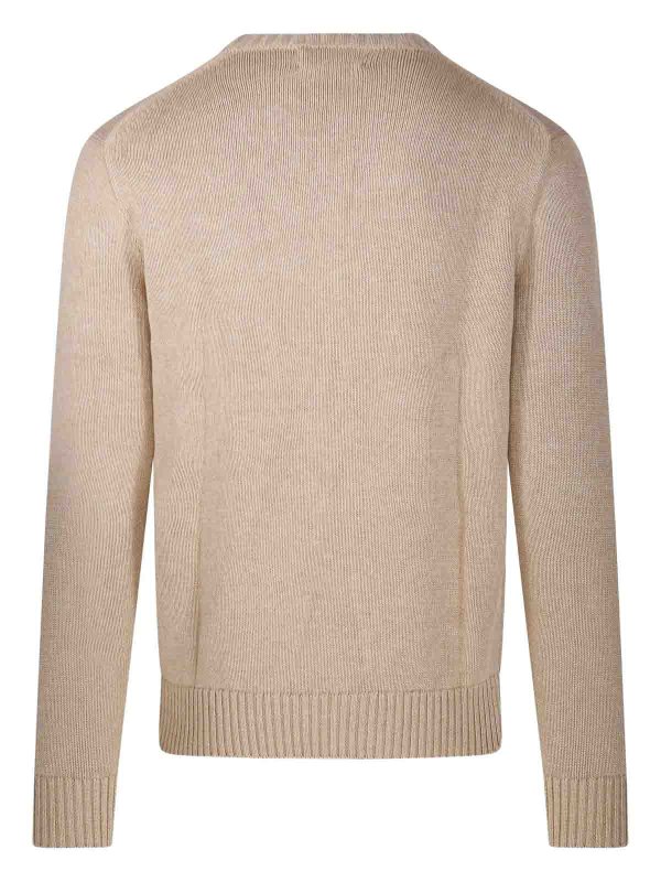 POLO RALPH LAUREN: Pull col rond online - Pull Col Rond - Beige
