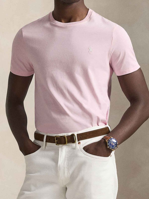 POLO RALPH LAUREN: T-shirts online - T-Shirt - Couleur Chair