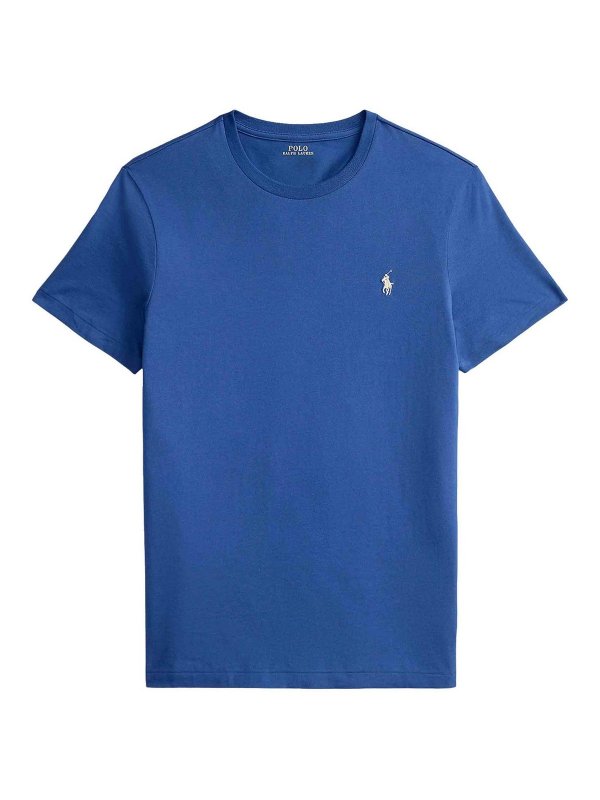 POLO RALPH LAUREN: T-shirts - T-Shirt - Bleu Clair