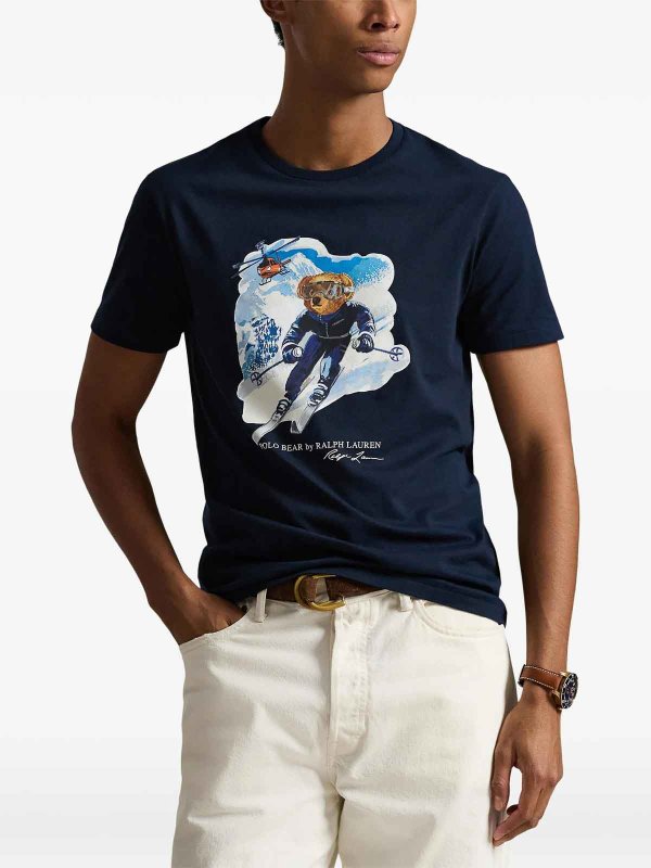 The Best Shops POLO RALPH LAUREN: T-shirts - T-Shirt - Bleu Foncé