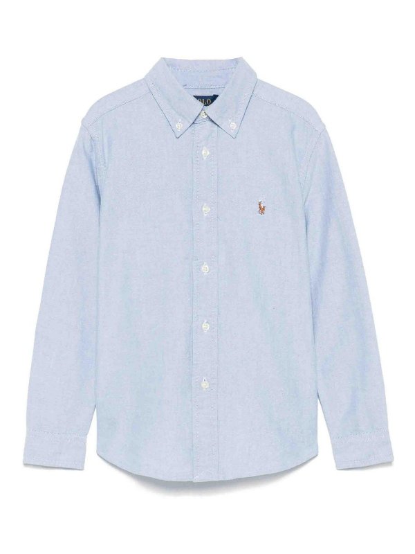 POLO RALPH LAUREN: シャツ - シャツ - ブルー
