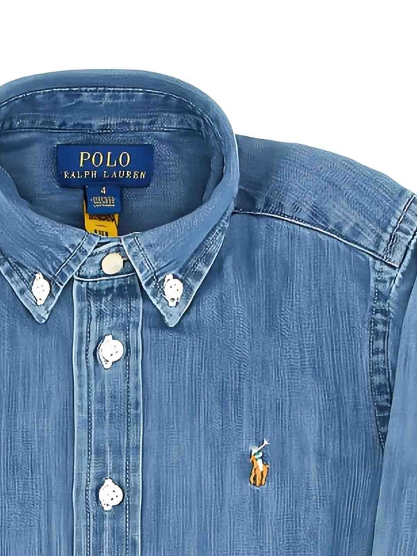 POLO RALPH LAUREN: シャツ online - シャツ - ブルー