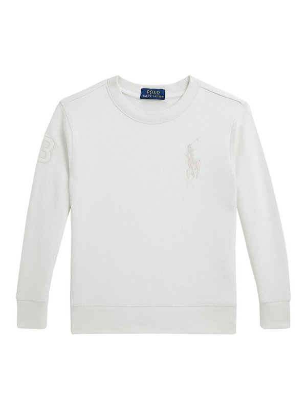 POLO RALPH LAUREN: スウェット＆セーター - スウェットシャツ/セーター - 白