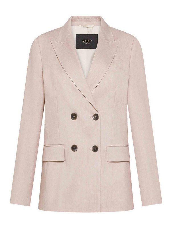 SEVENTY: Vestes de costume - Blazer - Rose Clair