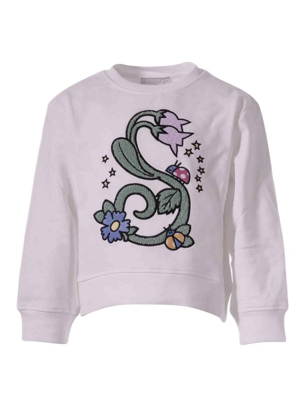 Stella McCartney Kids: スウェット＆セーター - スウェットシャツ/セーター - 白