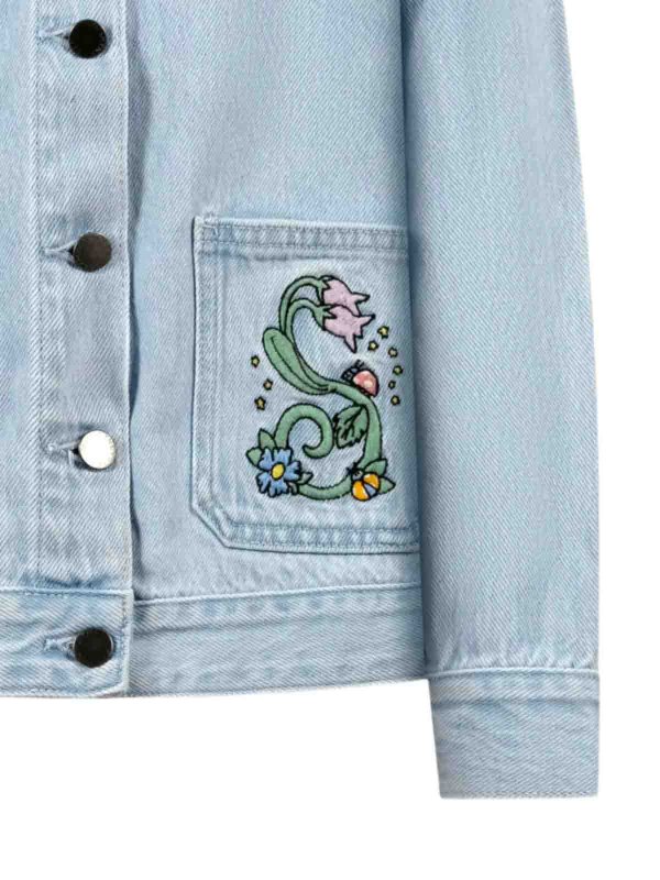 The Best Shops Stella McCartney Kids: カジュアルジャケット - カジュアルジャケット - ライトブルー