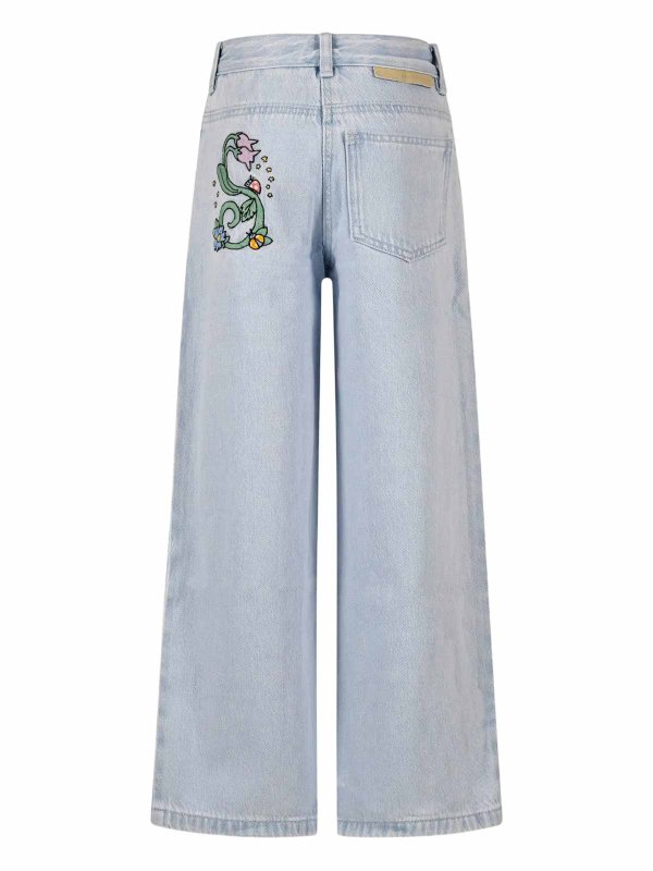 Stella McCartney Kids: カジュアルトラウザー online - カジュアルパンツ - ライトブルー