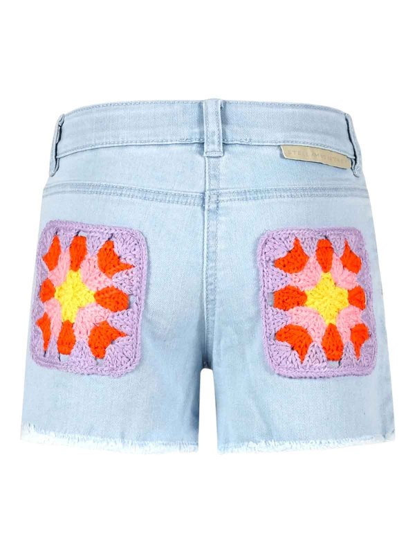 Stella McCartney Kids: トラウザーショーツ online - ショートパンツ - ライトブルー