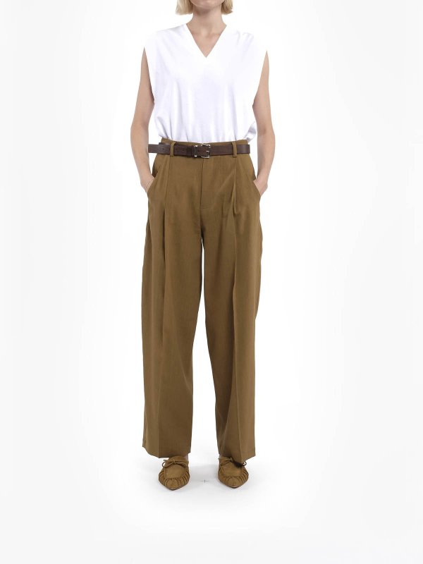 The Best Shops TELA GENOVA: casual trousers - Pantalone Ruben New