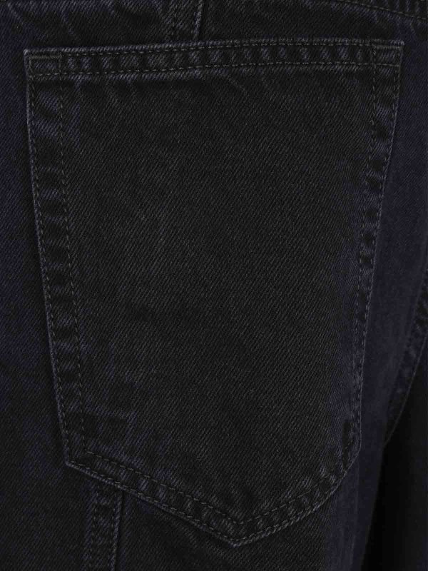 The Best Shops The Attico: Jeans à jambe droite - Jean Droit - Noir