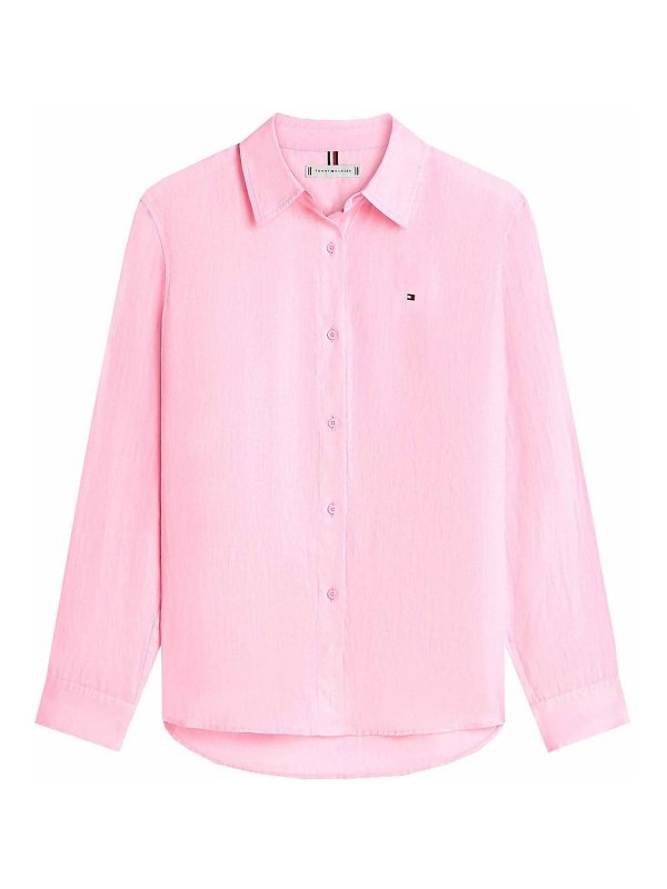 TOMMY HILFIGER: シャツ - シャツ - ピンク