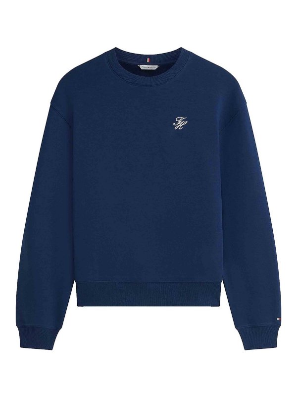 TOMMY HILFIGER: Sweatshirts & Pulls - Sweat-Shirts - Bleu