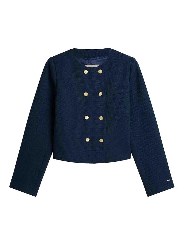 TOMMY HILFIGER: casual jackets - Preppy Texture Lady Jacket