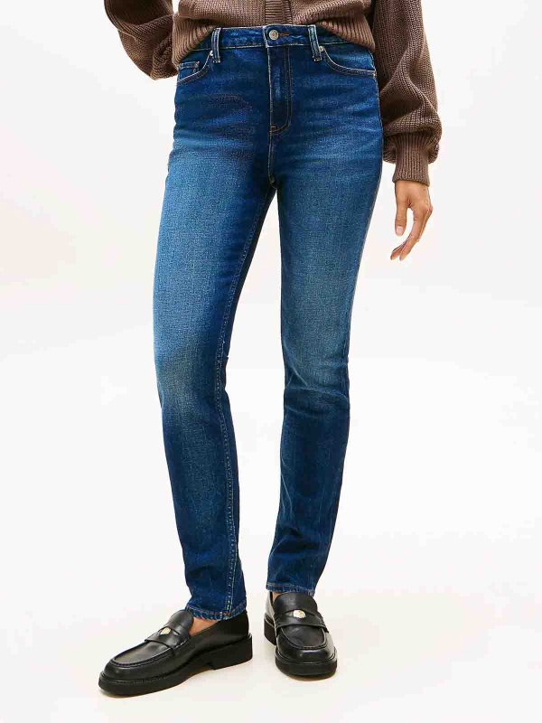 TOMMY HILFIGER: jeans dritti, a sigaretta online - Jeans