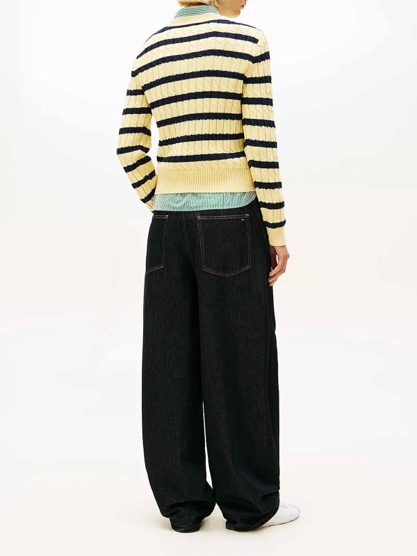 The Best Shops TOMMY HILFIGER: クルーネック - クルーネック - ダークブルー