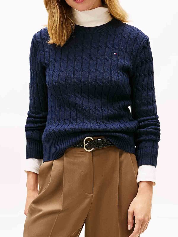 TOMMY HILFIGER: maglia collo rotondo online - Maglione