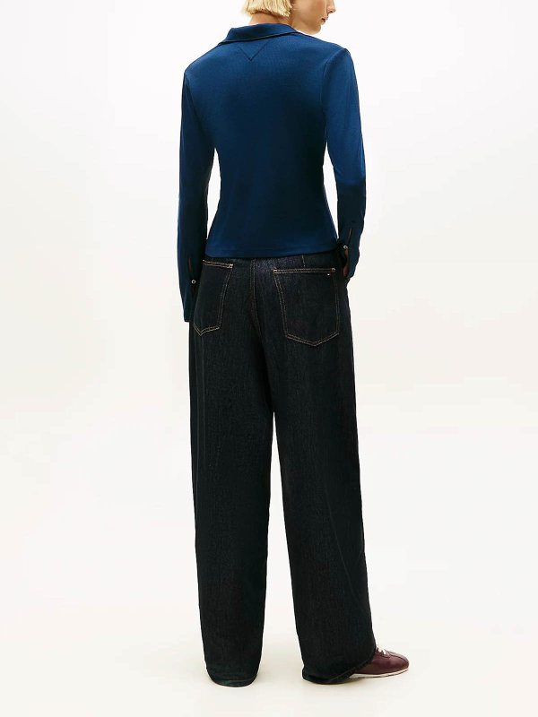 The Best Shops TOMMY HILFIGER: ポロシャツ - ポロシャツ - ダークブルー