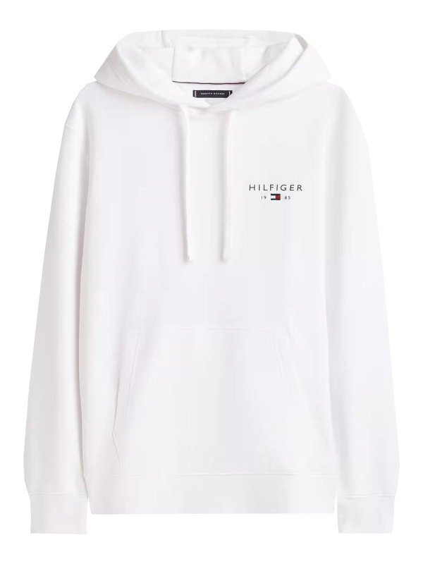 TOMMY HILFIGER: Sweatshirts & Sweaters - Brand Love Small Hilfiger Hoodie