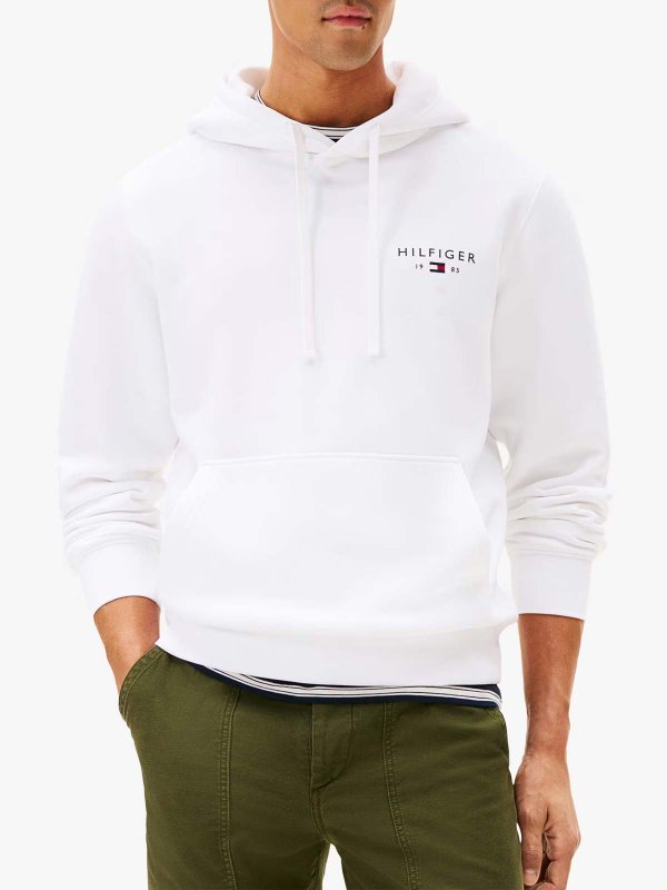 TOMMY HILFIGER: Sweatshirts & Sweaters online - Brand Love Small Hilfiger Hoodie