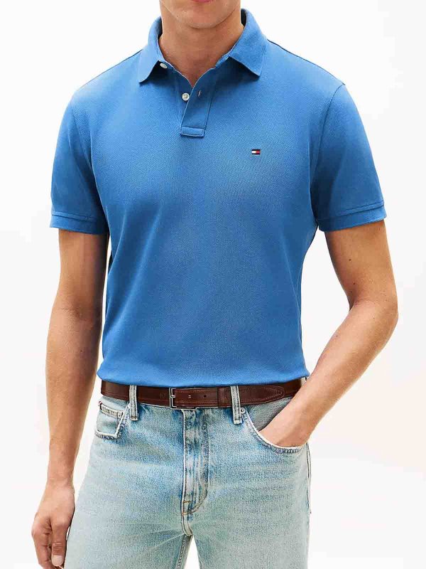 TOMMY HILFIGER: ポロシャツ online - ポロシャツ - ブルー