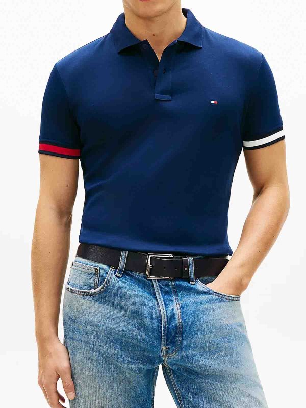 TOMMY HILFIGER: polo online - Polo slim in cotone