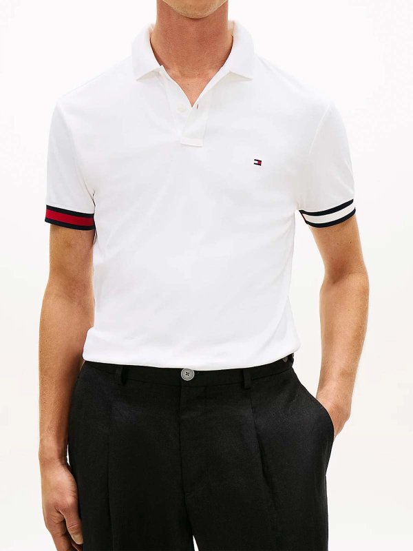 TOMMY HILFIGER: polo online - Polo slim in cotone
