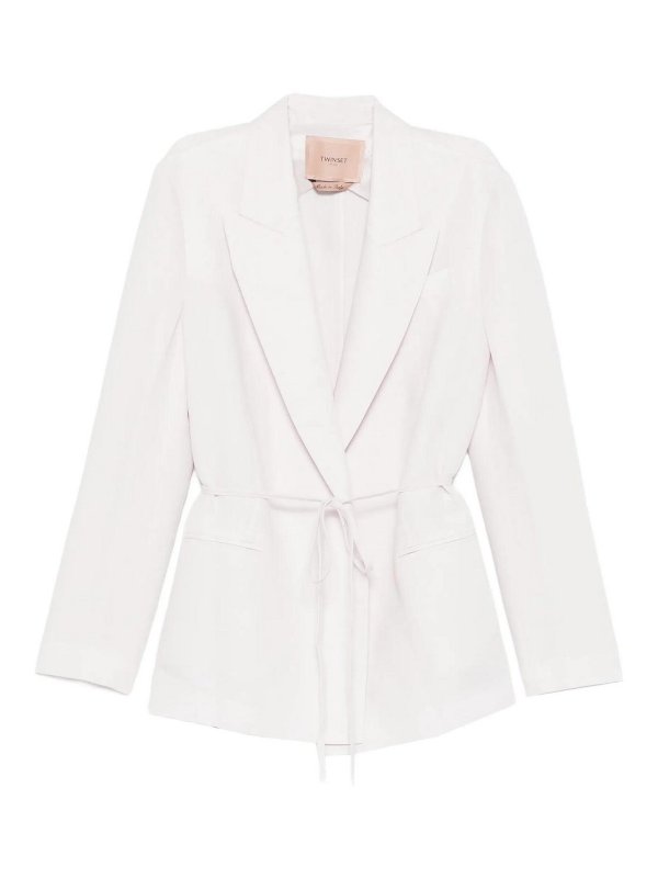 TWINSET: Vestes de costume - Blazer - Rose
