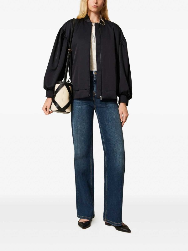 TWINSET: Straight Leg Jeans online - Straight Leg Jeans - Jeansblau