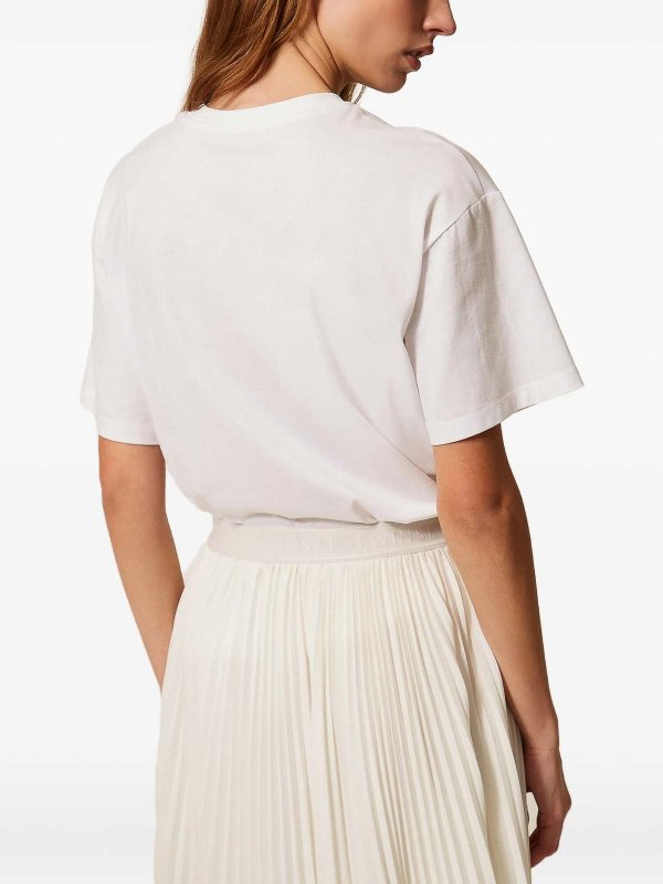 T-Shirt - Crème shop online: TWINSET