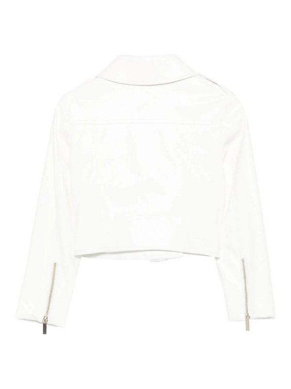 TWINSET: leather jacket online - Leather jacket