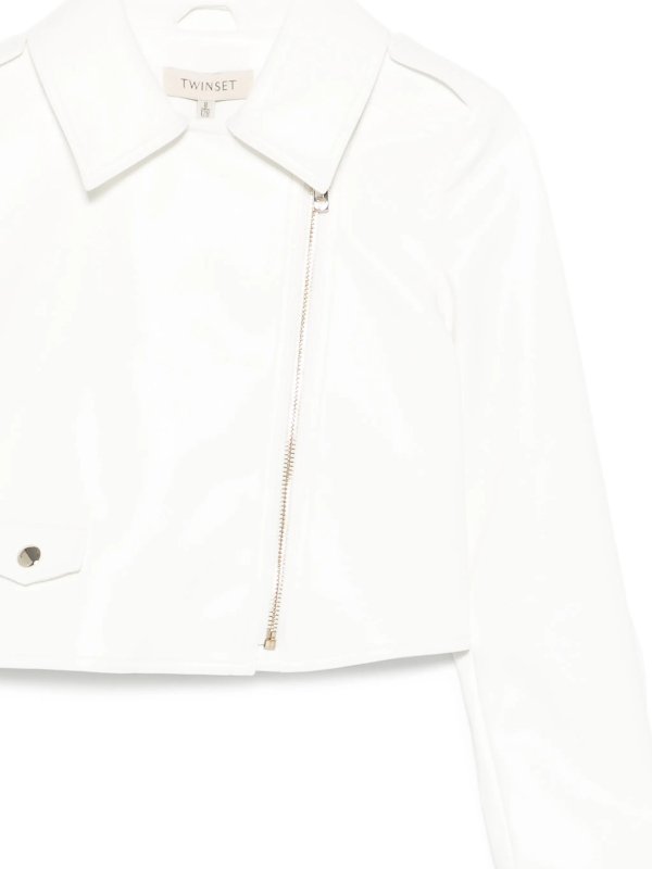 The Best Shops TWINSET: leather jacket - Leather jacket