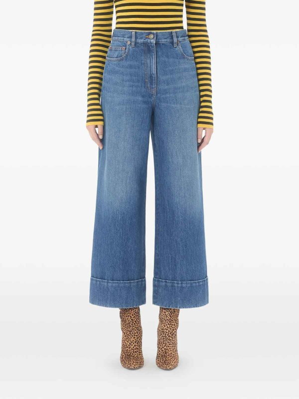 The Best Shops VALENTINO GARAVANI: straight leg jeans - Denim 5 Tasche