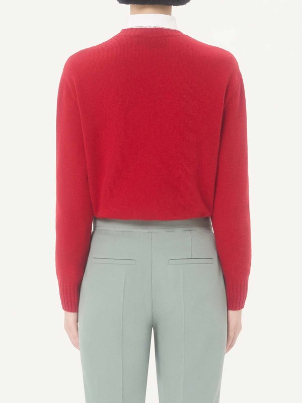 The Best Shops VALENTINO GARAVANI: クルーネック - クルーネック - 赤