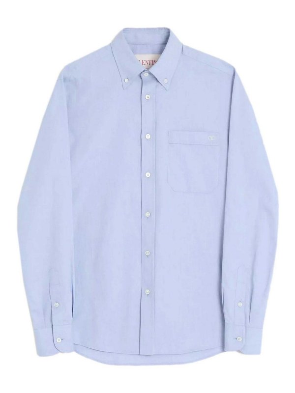 VALENTINO GARAVANI: Chemises - Chemise - Bleu Clair