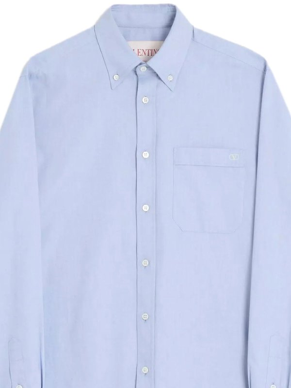 VALENTINO GARAVANI: Chemises online - Chemise - Bleu Clair