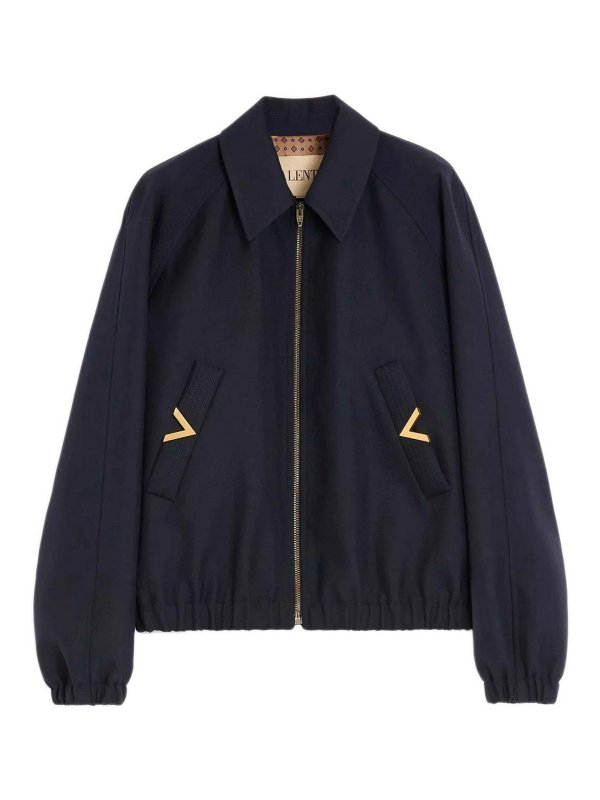 VALENTINO GARAVANI: Vestes casuals - Veste Casual - Bleu Foncé