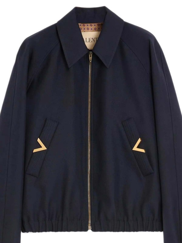 VALENTINO GARAVANI: Vestes casuals online - Veste Casual - Bleu Foncé