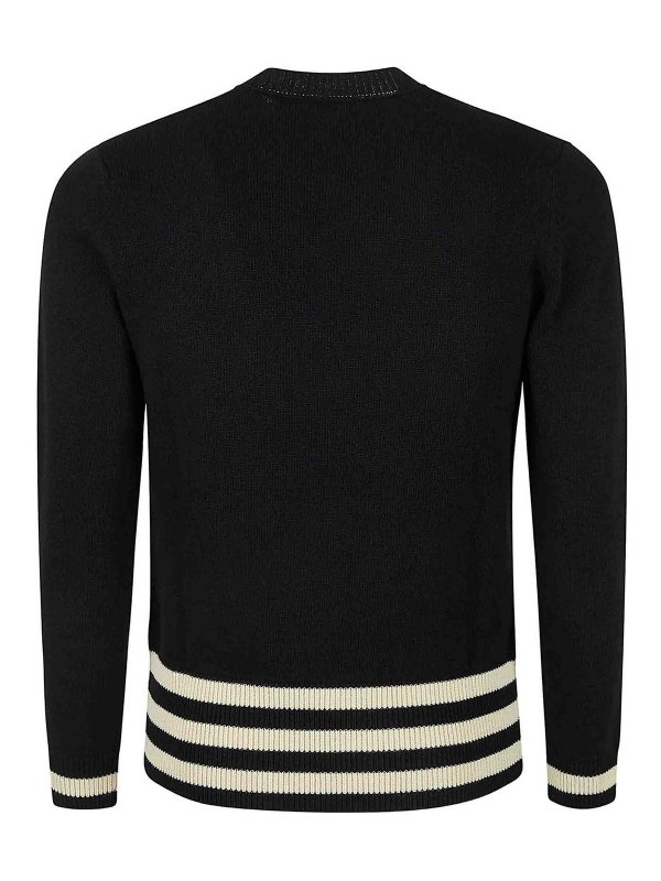 VALENTINO GARAVANI: Pull col rond online - Pull Col Rond - Noir
