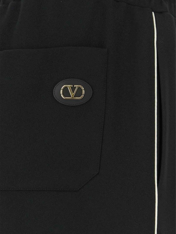 The Best Shops VALENTINO GARAVANI: Pantalons casual - Pantalons Décontractés - Noir