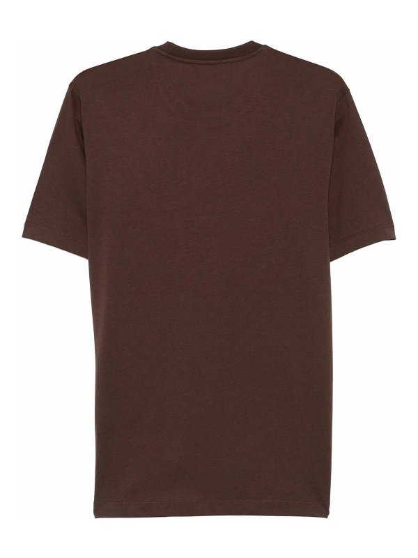 ZANONE: T-shirts online - T-Shirt - Marron