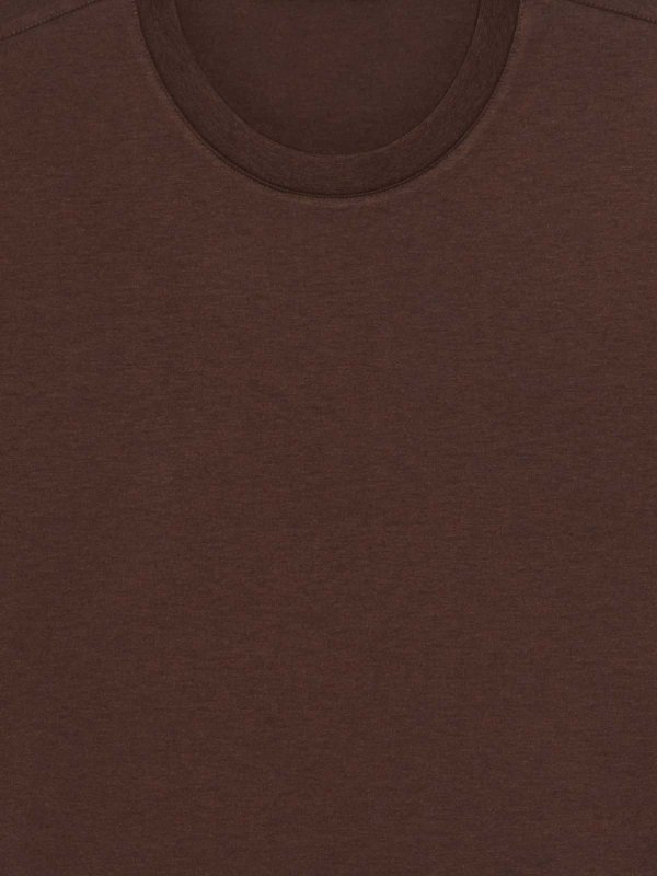 The Best Shops ZANONE: T-shirts - T-Shirt - Marron