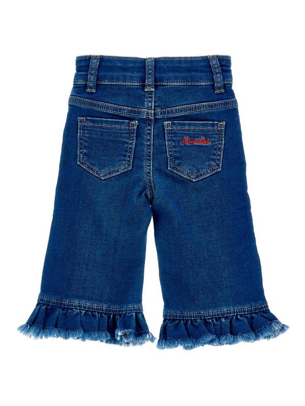 Monnalisa Bebè: ストレートジーンズ online - ストレートジーンズ - ブルー